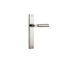 Iver Berlin Door Lever Handle On Rectangular Backplate - primehardware