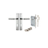 Iver Berlin Door Lever Handle On Rectangular Backplate - primehardware