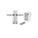 Iver Berlin Door Lever Handle On Rectangular Backplate - primehardware