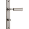 Iver Berlin Door Lever Handle On Rectangular Backplate - primehardware