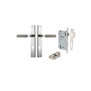 Iver Brunswick Door Lever Handle On Rectangular Backplate - primehardware