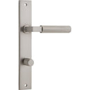 Iver Brunswick Door Lever Handle On Rectangular Backplate - primehardware