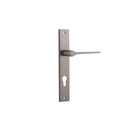 Iver Como Door Lever Handle On Rectangular Backplate - primehardware