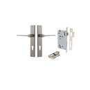 Iver Como Door Lever Handle On Rectangular Backplate - primehardware