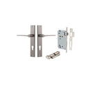 Iver Como Door Lever Handle On Rectangular Backplate - primehardware