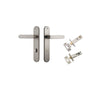 Iver Bronte Door Lever Handle On Oval Backplate - primehardware