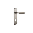 Iver Berlin Door Lever Handle On Oval Backplate - primehardware