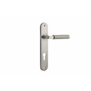 Iver Brunswick Door Lever Handle On Oval Backplate - primehardware