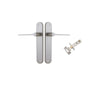 Iver Como Door Lever Handle On Oval Backplate - primehardware