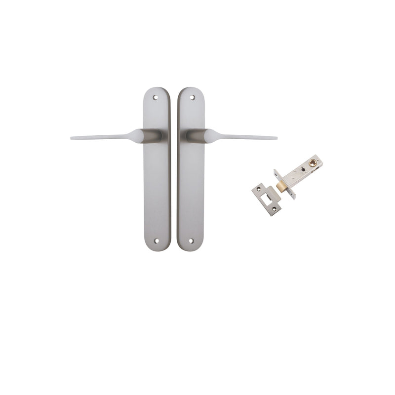 IVER COMO DOOR LEVER HANDLE ON OVAL BACKPLATE - CUSTOMISE TO YOUR NEEDS