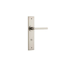Iver Baltimore Door Lever Handle On Chamfered Backplate - primehardware