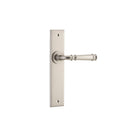 Iver Verona Door Lever Handle On Chamfered Backplate - primehardware