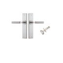 Iver Brunswick Door Lever Handle On Chamfered Backplate - primehardware