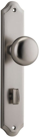 Iver Cambridge Door Knob On Shouldered Backplate - primehardware