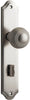 Iver Guildford Door Knob On Shouldered Backplate - primehardware