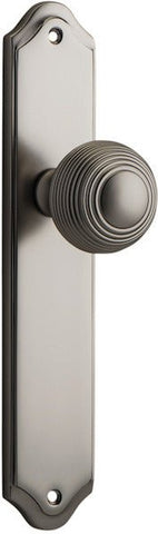 Iver Guildford Door Knob On Shouldered Backplate - primehardware
