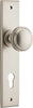 Iver Paddington Door Knob On Chamfered Backplate - primehardware