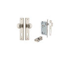 Iver Paddington Door Knob On Chamfered Backplate - primehardware