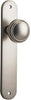 Iver Paddington Door Knob On Oval Backplate - primehardware