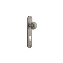 Iver Guildford Door Knob On Oval Backplate - primehardware