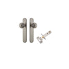 Iver Guildford Door Knob On Oval Backplate - primehardware