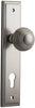 Iver Guildford Door Knob On Stepped Backplate - primehardware