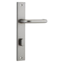 Iver Oslo Lever Door Handle On Rectangular Backplate - primehardware