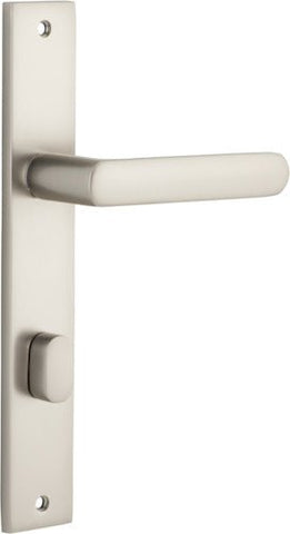 Iver Osaka Door Lever Handle On Rectangular Backplate - primehardware