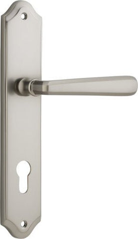Iver Copenhagen Door Lever Handle On Shouldered Backplate - primehardware