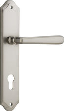 Iver Copenhagen Door Lever Handle On Shouldered Backplate - primehardware