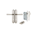 Iver Copenhagen Door Lever Handle On Shouldered Backplate - primehardware