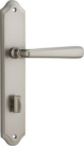 Iver Copenhagen Door Lever Handle On Shouldered Backplate - primehardware