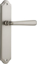 Iver Copenhagen Door Lever Handle On Shouldered Backplate - primehardware