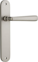 Iver Copenhagen Door Lever Handle On Oval Backplate