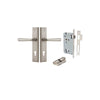 Iver Copenhagen Door Lever Handle On Stepped Backplate - primehardware