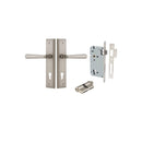 Iver Copenhagen Door Lever Handle On Stepped Backplate - primehardware