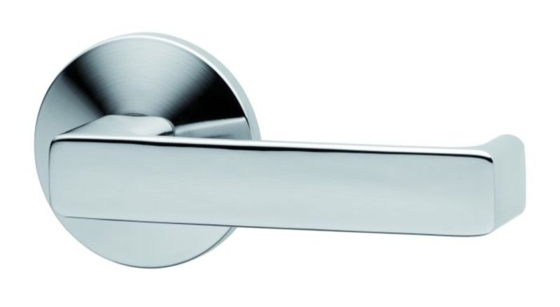 Lockwood 1360 Series 76 Lever on Round Rose Internal Half Set Chrome Plate 1361/76CP