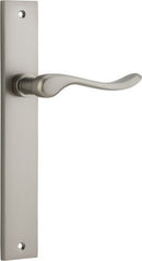 Iver Stirling Door Lever Handle On Rectangular Backplate - primehardware