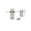 Iver Stirling Door Lever Handle On Oval Backplate - primehardware