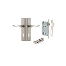 Iver Stirling Door Lever Handle On Stepped Backplate - primehardware
