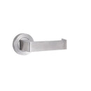 Lockwood Symphony 90 Lever On Ext Round Rose Half Set Polyester Powdercoat 1220/90PC - primehardware