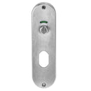 Lockwood 2919 Round End Plate with Privacy Indicator Emergency Turn & Low Cylinder Satin Chrome 2919SC - primehardware