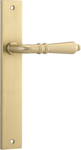 IVER SARLAT LEVER DOOR HANDLE ON RECTANGULAR BACKPLATE- CUSTOMISE TO YOUR NEEDS