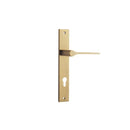 Iver Como Door Lever Handle On Rectangular Backplate - primehardware