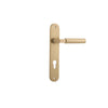 Iver Berlin Door Lever Handle On Oval Backplate - primehardware