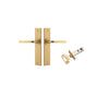 Iver Annecy Door Lever Handle On Chamfered Backplate - primehardware