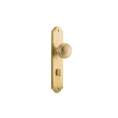 Iver Paddington Door Knob On Shouldered Backplate - primehardware