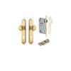 Iver Cambridge Door Knob On Shouldered Backplate - primehardware