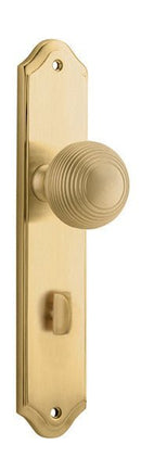 IVER Guildford Door Knob On Shouldered Backplate | Passage Lever Set Only | 9 Finishes - lifestyle