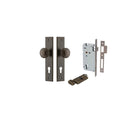 Iver Paddington Door Knob On Chamfered Backplate - primehardware